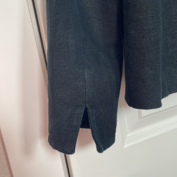 Talbots Black Linen Jacket - Picture 2 of 9